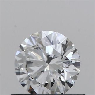 0.42 Carat Round F VS1 EX GIA Natural Diamond