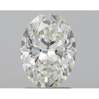 1.8 Carat Oval H VS1 - EX GIA Natural Diamond