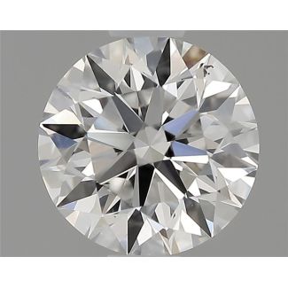 0.7 Carat Round F SI1 EX GIA Natural Diamond