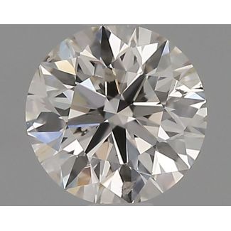 0.5 Carat Round H SI2 EX GIA Natural Diamond