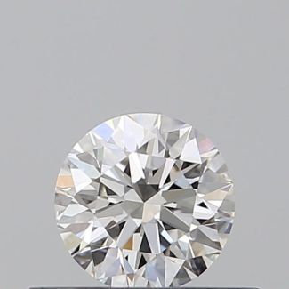 0.35 Carat Round G VVS2 EX GIA Natural Diamond