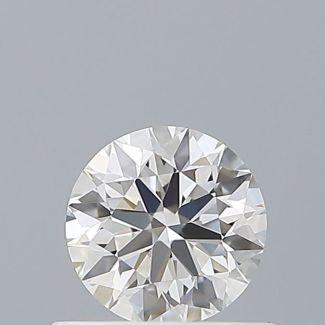 0.46 Carat Round F IF EX GIA Natural Diamond