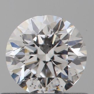 0.5 Carat Round E SI1 EX VG GIA Natural Diamond