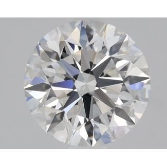 1.0 Carat Round E VVS2 EX GIA Natural Diamond