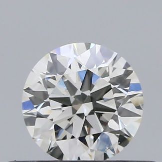 0.34 Carat Round I SI2 EX GIA Natural Diamond