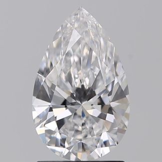 1.27 Carat Pear D VVS1 - EX GIA Natural Diamond