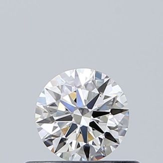 0.38 Carat Round G VVS1 EX GIA Natural Diamond