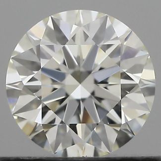 0.53 Carat Round H VVS1 EX IGI Natural Diamond