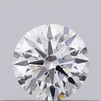 0.26 Carat Round E VVS1 EX GIA Natural Diamond