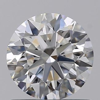 0.81 Carat Round D VS2 VG EX GIA Natural Diamond