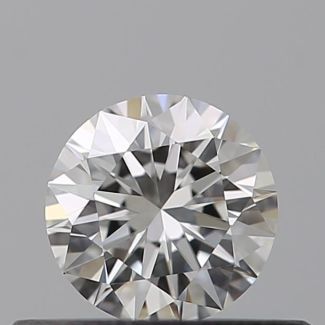 0.30 Carat Round H VVS2 EX GIA Natural Diamond