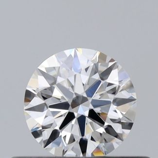 0.38 Carat Round E IF EX GIA Natural Diamond