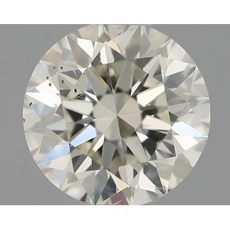 0.54 Carat Round H SI1 EX VG IGI Natural Diamond