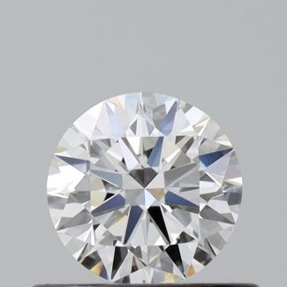 0.39 Carat Round E VS1 EX VG GIA Natural Diamond