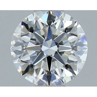 0.86 Carat Round E VVS1 EX GIA Natural Diamond