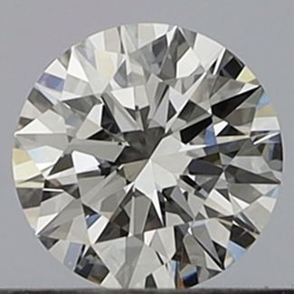 0.34 Carat Round E VVS1 EX GIA Natural Diamond