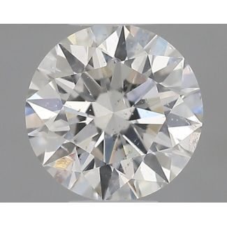 0.5 Carat Round H SI2 EX GIA Natural Diamond