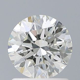 1.0 Carat Round H VS2 EX GIA Natural Diamond