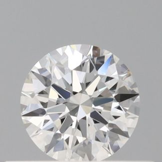 0.39 Carat Round E VVS1 EX GIA Natural Diamond