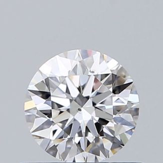 0.51 Carat Round D VS2 EX GIA Natural Diamond