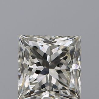 0.90 Carat Princess J VS2 - VG IGI Natural Diamond