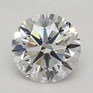 0.61 Carat Round D VVS1 VG EX GIA Natural Diamond