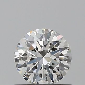 0.5 Carat Round G SI1 EX GIA Natural Diamond