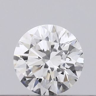 0.18 Carat Round F VS1 EX GIA Natural Diamond