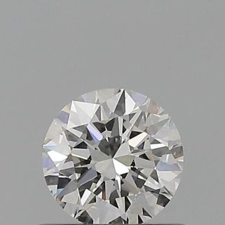 0.51 Carat Round H IF EX GIA Natural Diamond