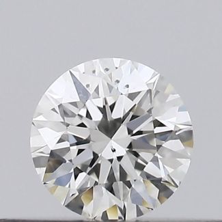 0.19 Carat Round G SI1 EX GIA Natural Diamond