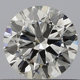 0.6 Carat Round G VVS1 VG EX GIA Natural Diamond