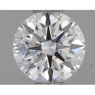 0.45 Carat Round F IF EX GIA Natural Diamond