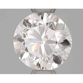 0.50 Carat Round H SI2 GD EX GIA Natural Diamond