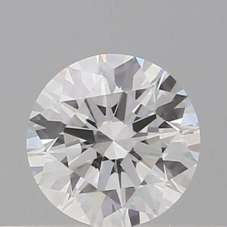 0.35 Carat Round D VVS1 EX GIA Natural Diamond