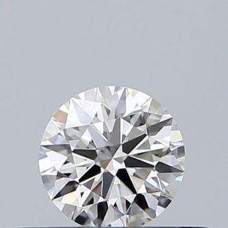 0.31 Carat Round H VVS1 EX GIA Natural Diamond