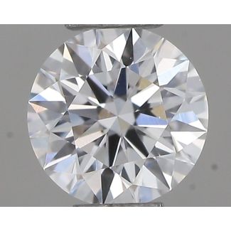 0.26 Carat Round D VVS1 EX GIA Natural Diamond