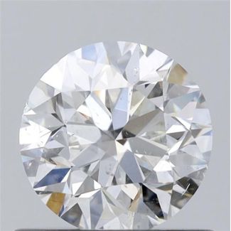 0.70 Carat Round G SI1 VG GIA Natural Diamond