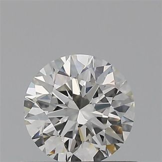 0.50 Carat Round G VVS2 EX GIA Natural Diamond