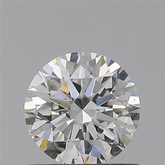 0.61 Carat Round F VS1 EX GIA Natural Diamond