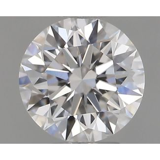 0.5 Carat Round E VS1 EX GIA Natural Diamond