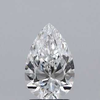 1.70 Carat Pear E VVS1 - VG EX GIA Natural Diamond