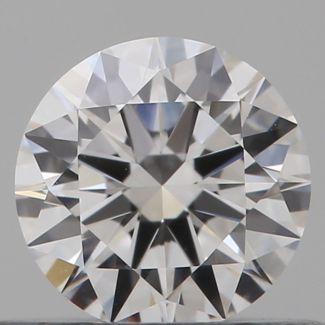 0.34 Carat Round D VVS1 EX GIA Natural Diamond