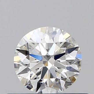 0.45 Carat Round H IF EX VG GIA Natural Diamond