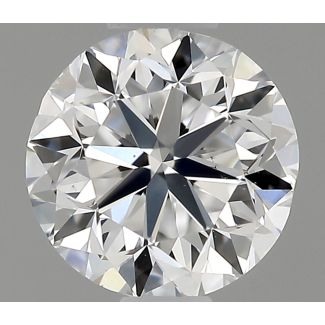 0.5 Carat Round D VS2 GD EX IGI Natural Diamond