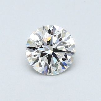 0.41 Carat Round H VS1 EX VG GIA Natural Diamond