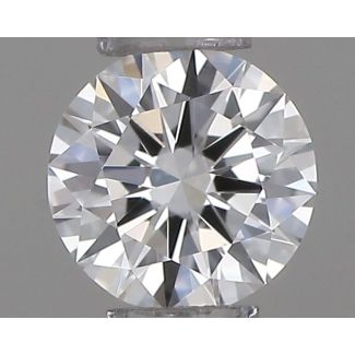 0.18 Carat Round F VVS1 EX GIA Natural Diamond