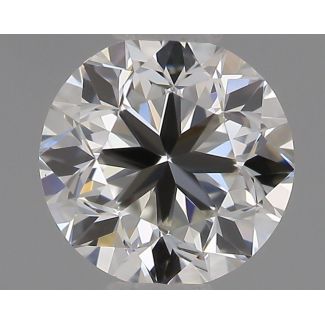 0.4 Carat Round H VS1 GD EX GIA Natural Diamond