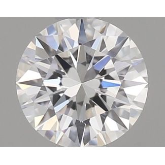 0.19 Carat Round D IF EX GIA Natural Diamond