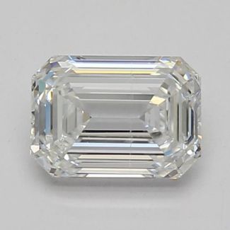 0.50 Carat Emerald D SI1 - VG GIA Natural Diamond