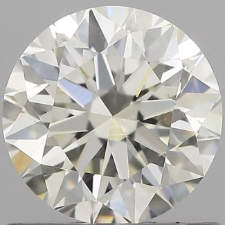 0.91 Carat Round H VVS2 VG EX IGI Natural Diamond